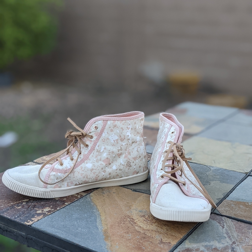 TOMS Camarillo Natural Metalic Sneakers